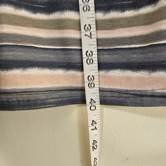 Pact Fit & Flare Strappy Striped Organic Dress Size XL - Picture 14 of 14